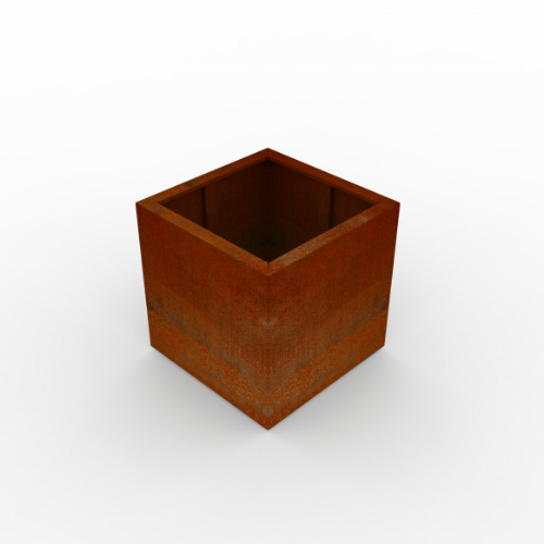 Corten Square Tree Planter (100 x 100 x 100 cm)