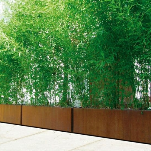 Corten Space Saving Narrow Balcony Planter