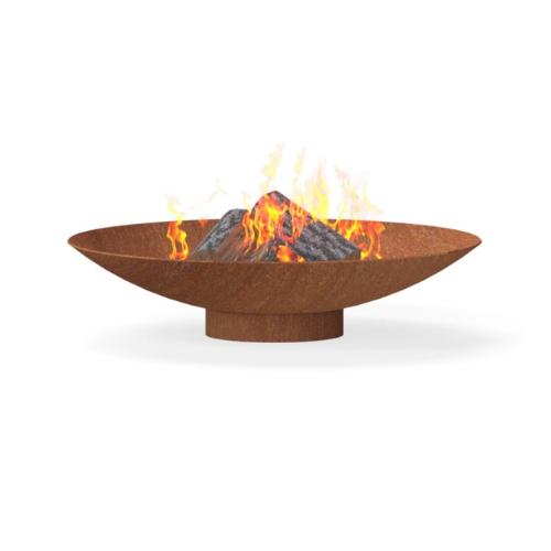 Corten Steel Curved Fire Bowl (100 cm)