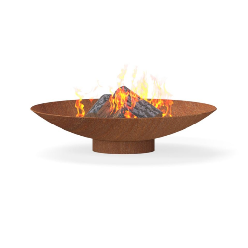 Corten Steel Curved Fire Bowl