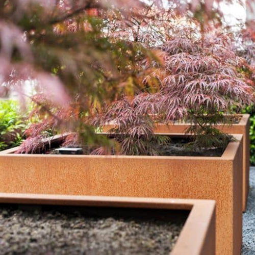 Corten Square Tree Planter (70 x 70 x 70 cm)