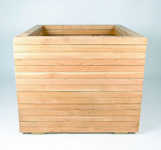 Larch Cube & Tree Planters (From 40 x 40cm to 120 x 120cm)