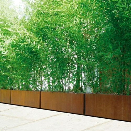 Corten Barrier Planters
