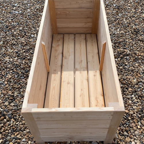 Larch Trough Planter (150L X 40D X 50H)