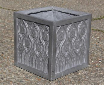 Faux Lead Clayfibre Moroccan Box Planters (45 x 45 x 45 cm)