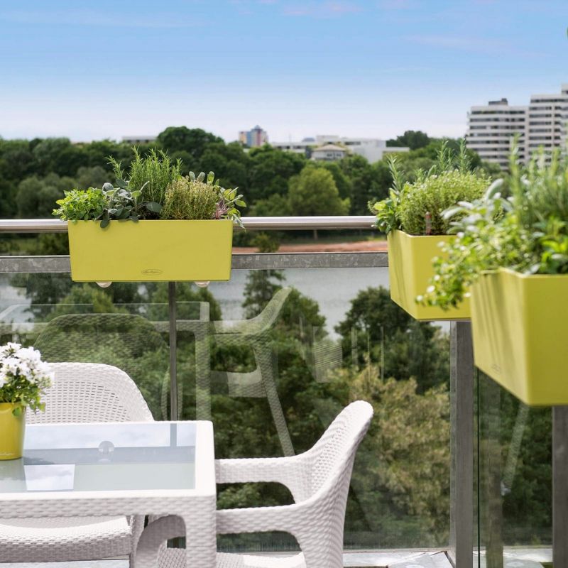 Lechuza Balconera Color PAIR (50 x 19 x 19 cm, Slate)