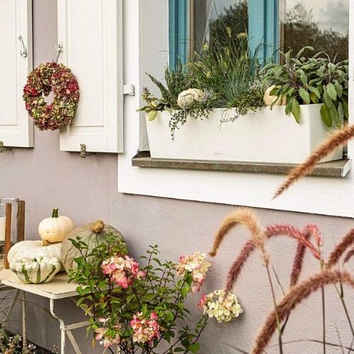 Lechuza Balconera Color PAIR (80 x 19 x 19 cm Light Grey)