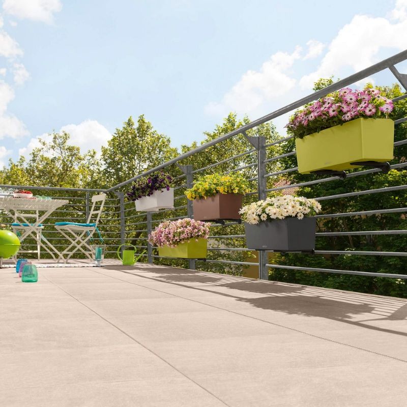 Lechuza Balconera Color PAIR (80 x 19 x 19 cm, Slate)