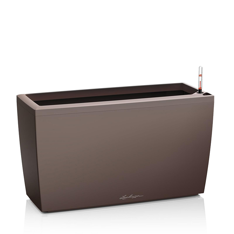 Lechuza CARARO Self Watering Planters  (Espresso Metallic)