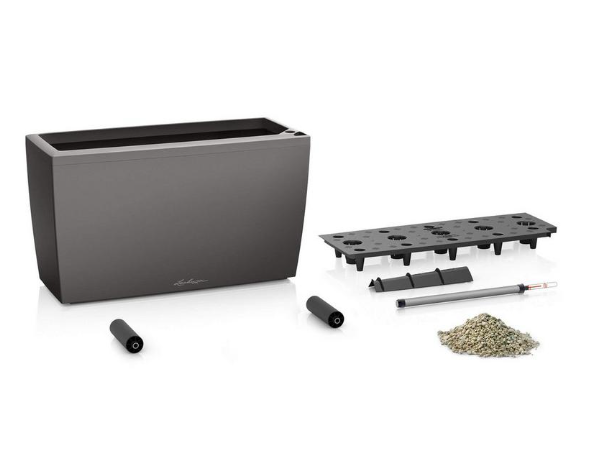 Lechuza CARARO Self Watering Planters  (Shiny Taupe)