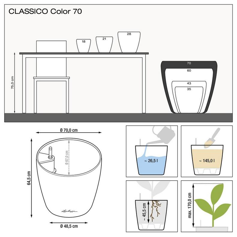 Lechuza CLASSICO Color (CLASSICO Color 70, Sand Brown)