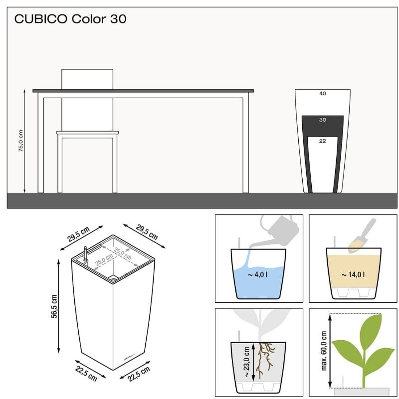 Lechuza CUBICO Color (CUBICO Color 30, Nutmeg)