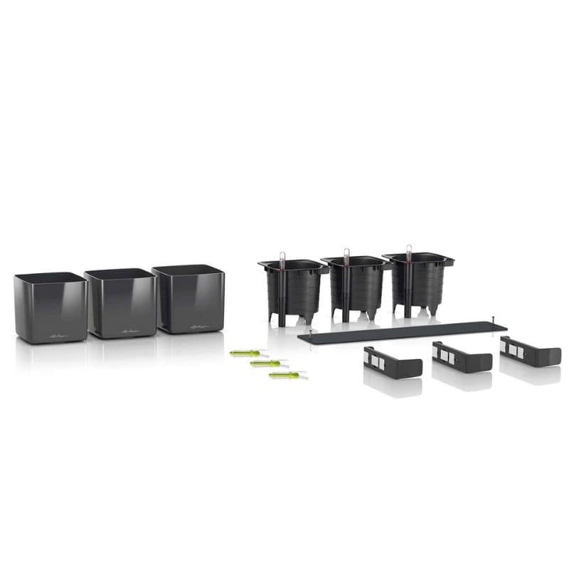 Lechuza Green Wall Home Kit Glossy (Charcoal High Gloss)