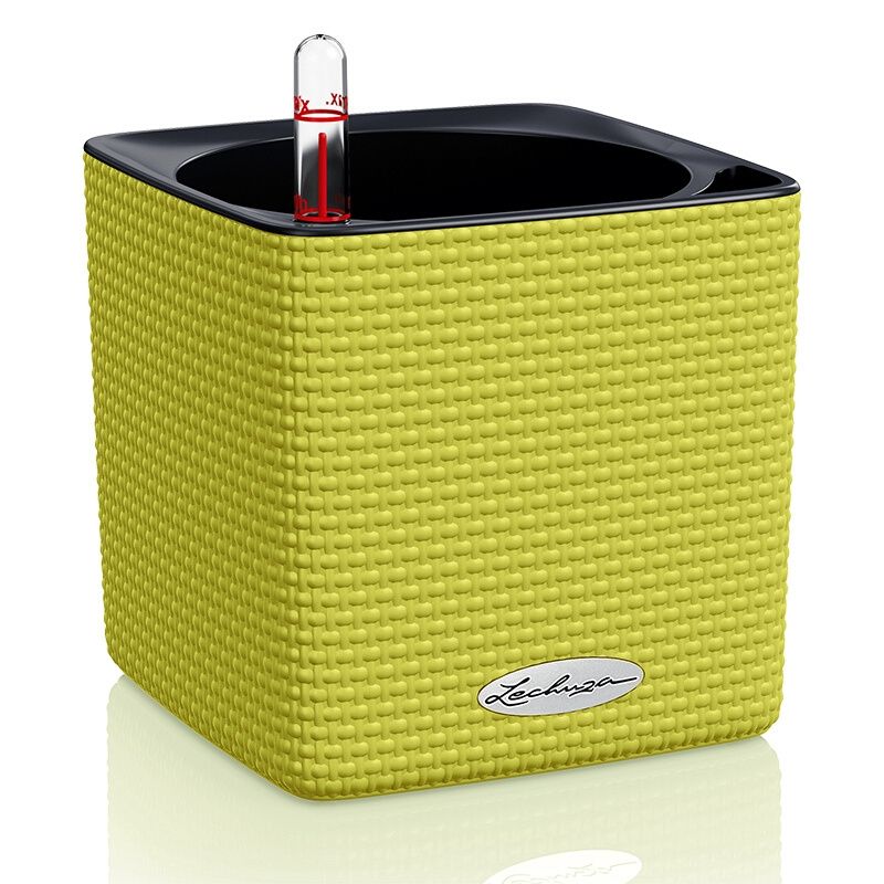 Lechuza TABLE CUBE Color (CUBE Color 16, Lime Green)