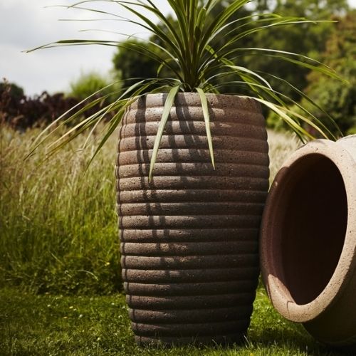 Old Ironstone 'Iron Jar' Pot ( 88 x 48 x 48 cm)