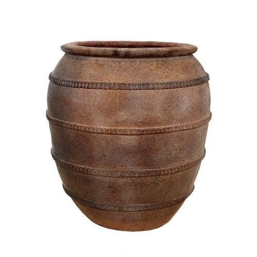 Old Ironstone Old Urn Planter (79 x 70 x 70 cm)