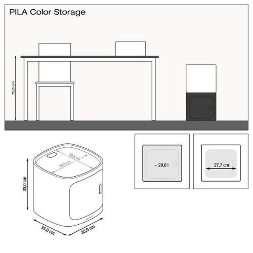 PILA Storage Unit (Coral Red)