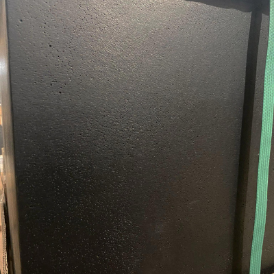 Polystone Giant Plate  (90Ø x 40cm, Black)