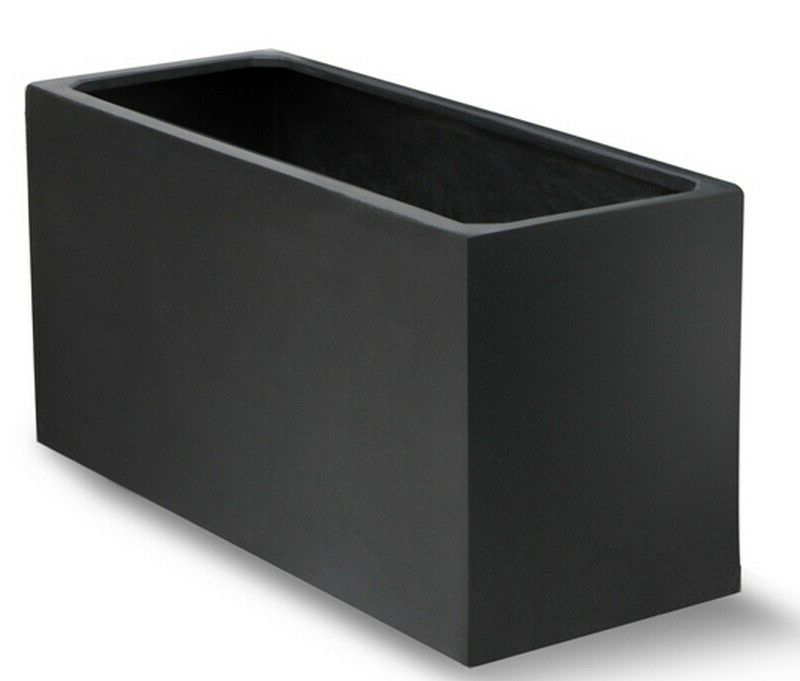 Polystone Jumbo Trough (112 x 47 x 55 cm, Slate Black)
