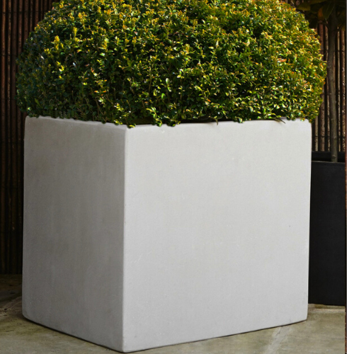 Polystone Large Tree Square  Planter (100 x 100 x 70cm, Grey)