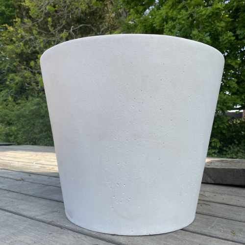 Polystone Tree Pot  (60Ø x 50cm, White)