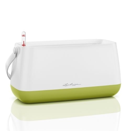 YULA Plant Bag (White/Pistachio Semi-Gloss)